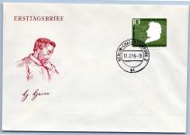 Bund Lot FDC´s aus 1952-1957 gestempelt als FDC #OM504