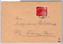 Berlin 71 auf Brief als Einzelfrankatur #OR141