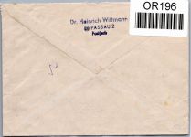 Berlin 100 auf Brief als Mehrfachfrankatur Einschreiben #OR196
