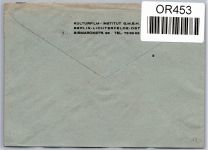Berlin 137 auf Brief als Einzelfrankatur Luftpost #OR453
