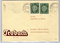 Berlin 138 auf Brief als Mehrfachfrankatur #OR455