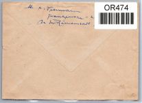 Berlin 168 auf Brief als Mehrfachfrankatur Ausland #OR474