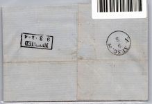 Thurn und Taxis 12 auf Brief als Einzelfrankatur #OR513