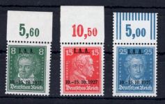 Deutsches Reich 407-409 OR postfrisch Attest Oechsner BPP #OR608