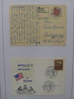 Deutschland Briefe, Karten mit Bonn Stempel auf selbstgestalteten Seiten #LZ946