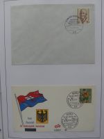 Deutschland Briefe, Karten mit Bonn Stempel auf selbstgestalteten Seiten #LZ946