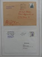 Deutschland Briefe, Karten mit Bonn Stempel auf selbstgestalteten Seiten #LZ946