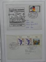 Deutschland Briefe, Karten mit Bonn Stempel auf selbstgestalteten Seiten #LZ946
