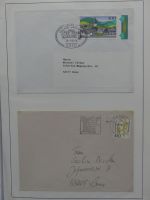 Deutschland Briefe, Karten mit Bonn Stempel auf selbstgestalteten Seiten #LZ946