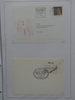 Deutschland Briefe, Karten mit Bonn Stempel auf selbstgestalteten Seiten #LZ946