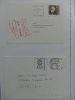Deutschland Briefe, Karten mit Bonn Stempel auf selbstgestalteten Seiten #LZ946