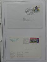 Deutschland Briefe, Karten mit Bonn Stempel auf selbstgestalteten Seiten #LZ946