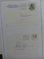 Deutschland Briefe, Karten mit Bonn Stempel auf selbstgestalteten Seiten #LZ946