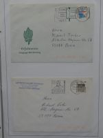 Deutschland Briefe, Karten mit Bonn Stempel auf selbstgestalteten Seiten #LZ946