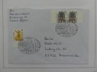 Deutschland Briefe, Karten mit Bonn Stempel auf selbstgestalteten Seiten #LZ946
