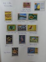 Ghana postfrisch besammelt auf selbstegestalteten Seiten #LZ968