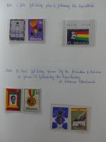 Ghana postfrisch besammelt auf selbstegestalteten Seiten #LZ968
