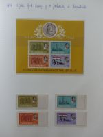 Ghana postfrisch besammelt auf selbstegestalteten Seiten #LZ968