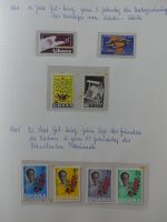 Ghana postfrisch besammelt auf selbstegestalteten Seiten #LZ968