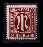 Bi-Zone 33 D az postfrisch geprüft Schlegel BPP #OT899