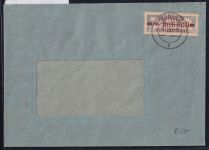 DDR Dienstmarken B 20 auf Brief als Einzelfrankatur ZKD Wertstreifen #OT723