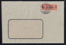 DDR Dienstmarken B 23 auf Brief als Einzelfrankatur ZKD Wertstreifen #OT735