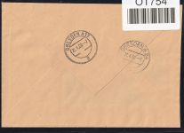 DDR Dienstmarken B 29 auf Brief als Einzelfrankatur ZKD Wertstreifen #OT754