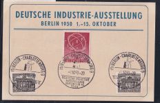 Berlin 71 auf Ausstellungskarte Industriemesse Berlin #OU009