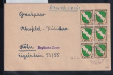 Französische Zone Allgemeine Ausgabe 1 auf Brief Drucksache #DAF01