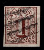 Hamburg 2 gestempelt tiefst geprüft Jakubek BPP #OU539