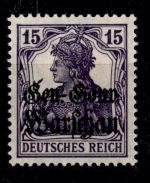 Deutsche Besetzung 1. WK Polen 12 a mit Falz geprüft Hey BPP #OU624