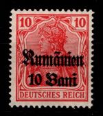 Deutsche Besetzung 1. WK Rumänien 9 b postfrisch geprüft Hey BPP #OU686
