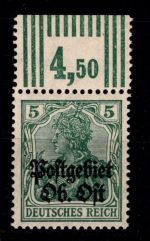 Postgebiet Ober Ost 3 a W OR postfrisch geprüft Hey BPP #OU716
