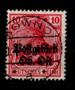 Postgebiet Ober Ost 5 a gestempelt Typenprüfung #OU732