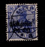 Postgebiet Ober Ost 8 a gestempelt Typenprüfung #OU737