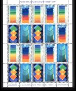 Liechtenstein 1167-1170 postfrisch ZD-Bogen #OM915