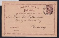 Deutsches Reich P 01 als Ganzsache gepr. Brugger BPP, EKr. Recklinghausen #OU764