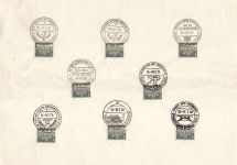 Berlin 140 gestempelt mit allen Berliner Sonderstempeln 1957/58/59 #OU770