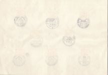 Berlin 140 gestempelt mit allen Berliner Sonderstempeln 1957/58/59 #OU770