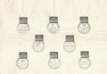 Berlin 140 gestempelt mit allen Berliner Sonderstempeln 1957/58/59 #OU770