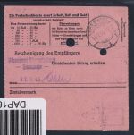 SBZ, Sächsische Schwärzungen AP 787 I, AP 826 I auf Postanweisung #DAP18