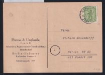 Berlin und Brandenburg 1 AB vx auf Postkarte geprüft Dr. Jasch BPP #DAP28