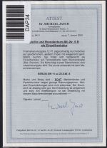 Berlin und Brandenburg 2 B a auf Postkarte geprüft Dr. Jasch BPP #DAP34