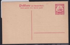 Deutsche Kolonien Kiautschou P 15 als Ganzsache ungebraucht #DAQ28