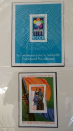 DDR ab Anfängen postfrisch bis 1984 besammelt in 5 Lindner Alben #LZ999