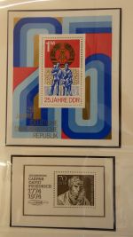 DDR ab Anfängen postfrisch bis 1984 besammelt in 5 Lindner Alben #LZ999