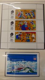 DDR ab Anfängen postfrisch bis 1984 besammelt in 5 Lindner Alben #LZ999