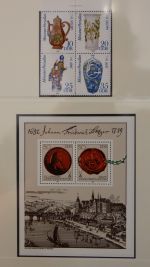 DDR ab Anfängen postfrisch bis 1984 besammelt in 5 Lindner Alben #LZ999