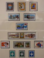 DDR ab Anfängen postfrisch bis 1984 besammelt in 5 Lindner Alben #LZ999