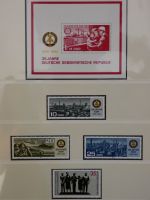DDR ab Anfängen postfrisch bis 1984 besammelt in 5 Lindner Alben #LZ999